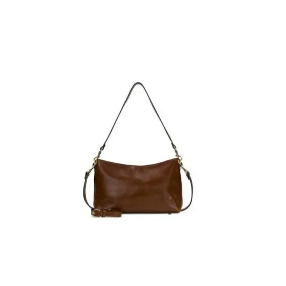 Elegant Brown Leather Shoulder Bag - Picture 8 of 13